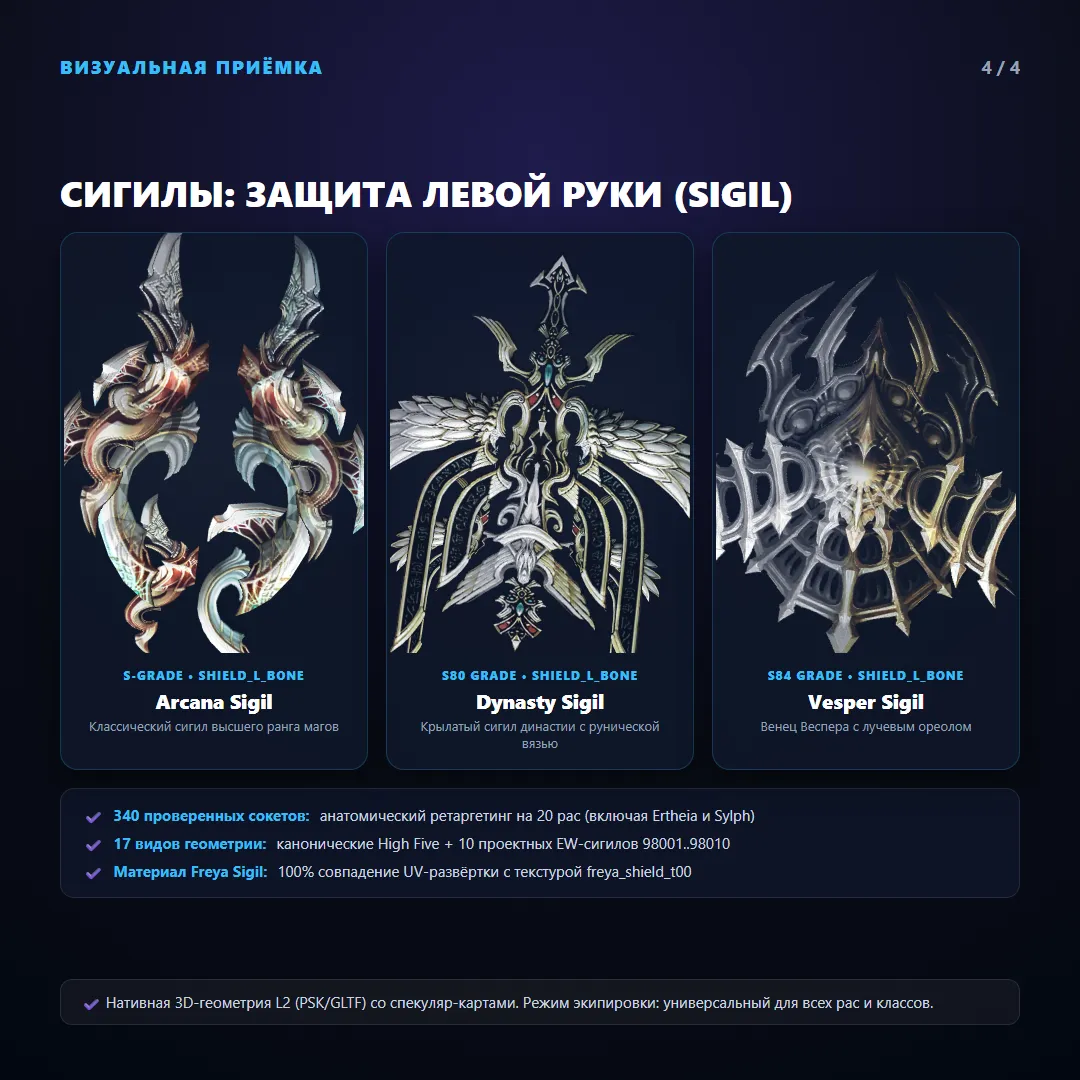 Арсенал и защита: Gun, Дуал-рапиры и полная матрица Сигилов — изображение 4