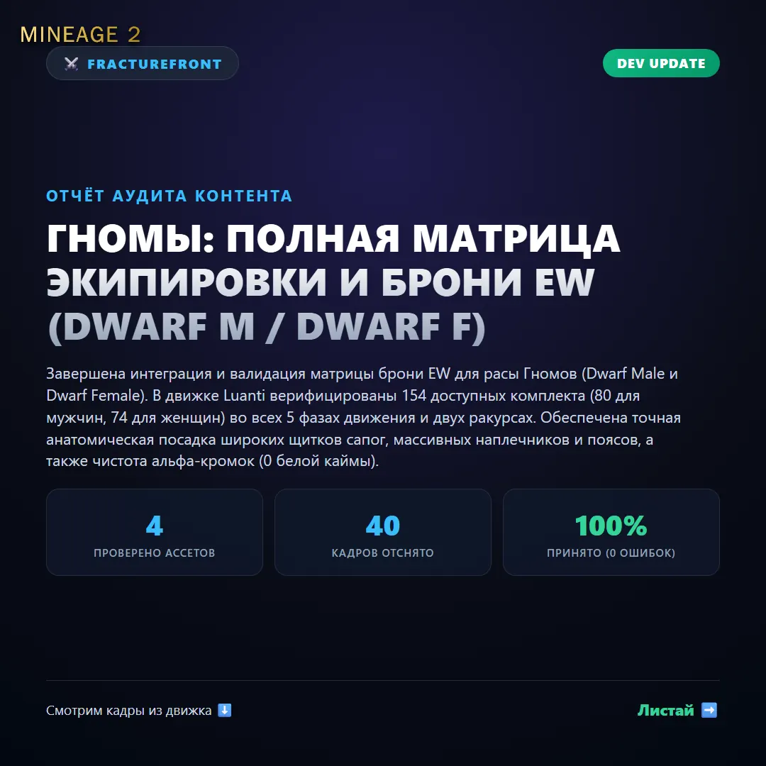 Гномы: матрица брони EW готова — изображение 4